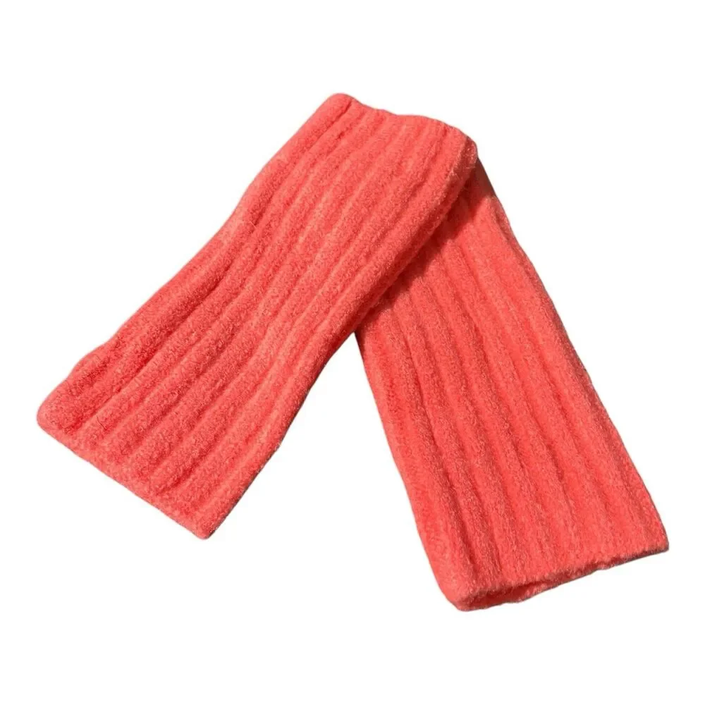 Free People Pink Ribbed Knit Fingerless Arm Warmers Womens‎ OS